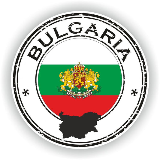 Bulgaria Seal Round Flag