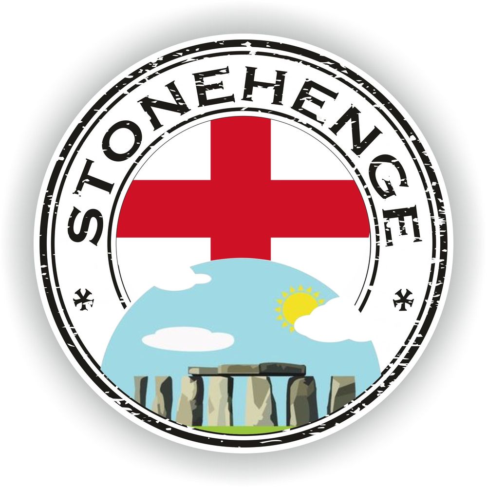 Stonehenge Seal Round Flag