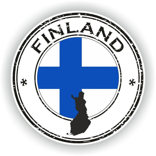 Finland Seal Round Flag