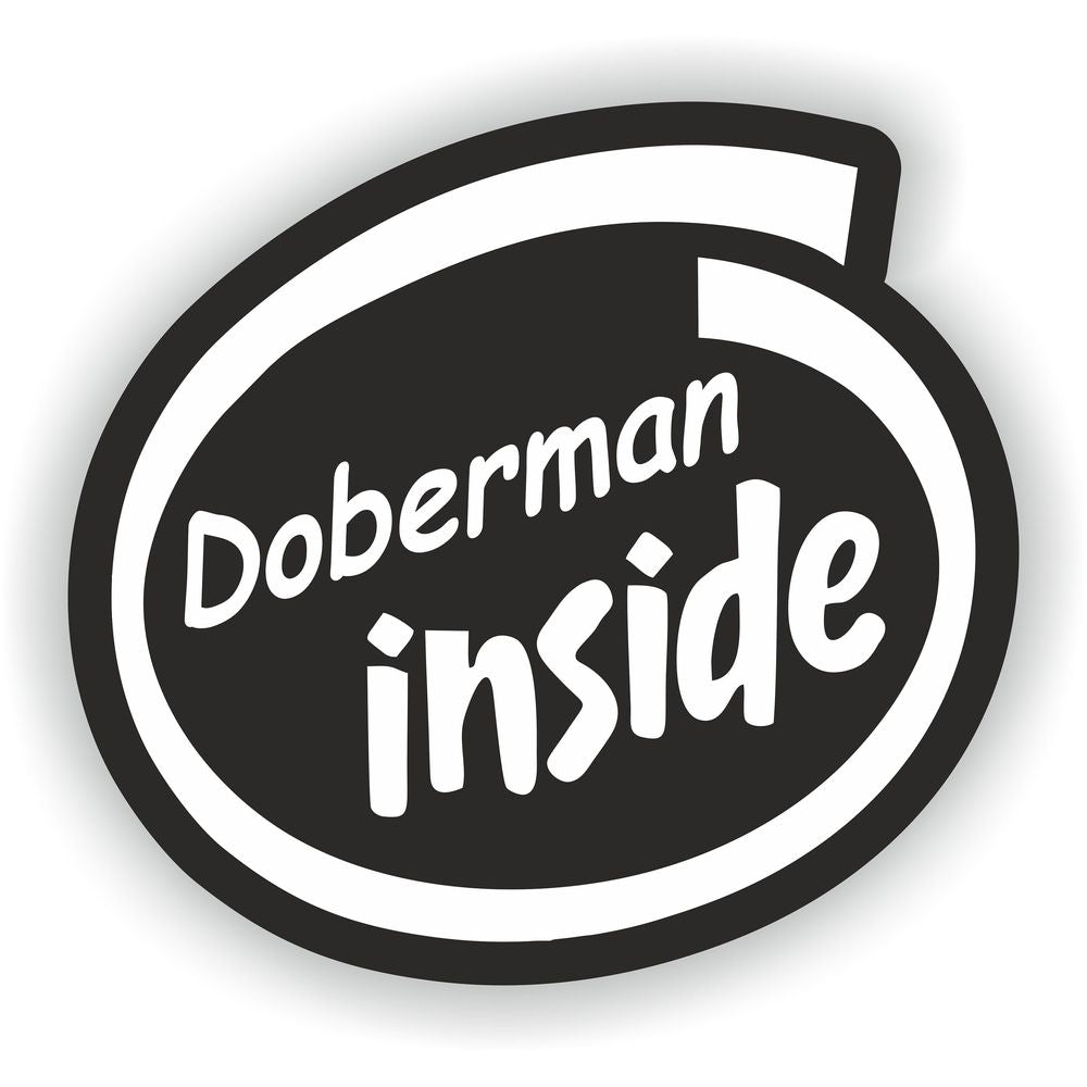 Doberman Inside Dog