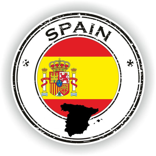 Spain Seal Round Flag