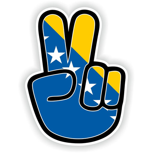 Bosnia Hand Peace Victory Hippy