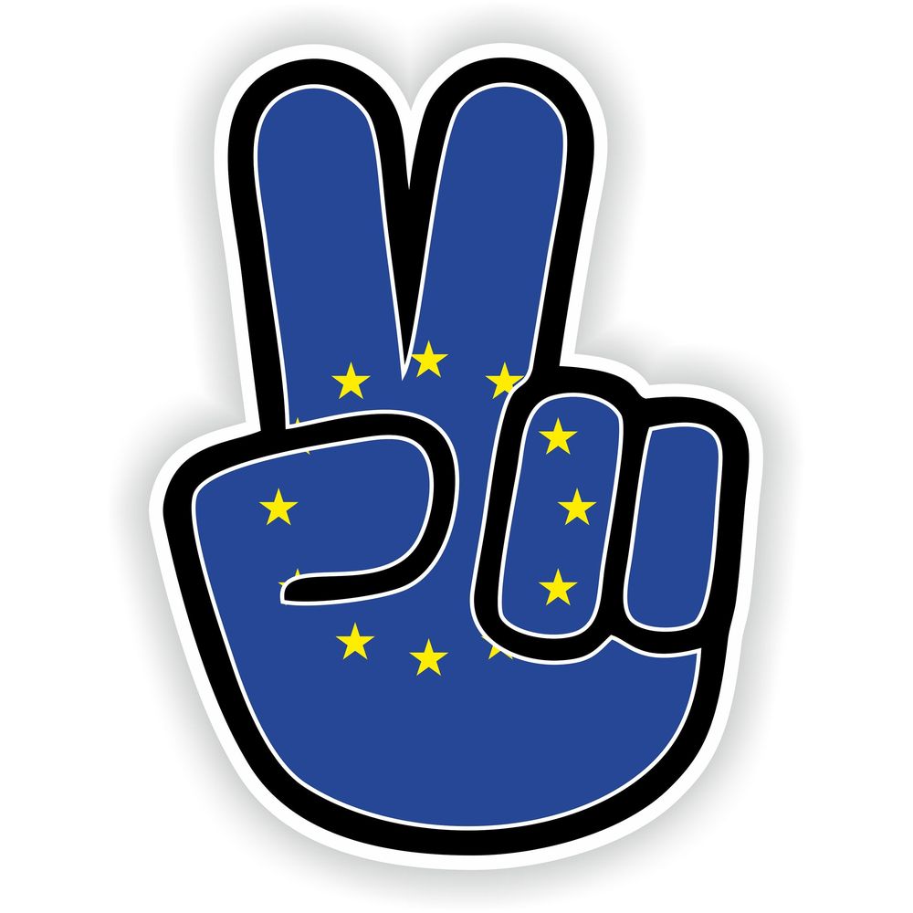 Eu Hand Peace Victory Hippy