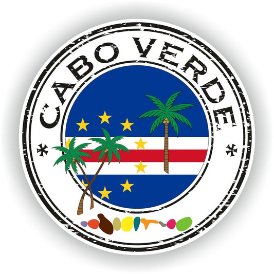 Cabo Verde Seal Round Flag