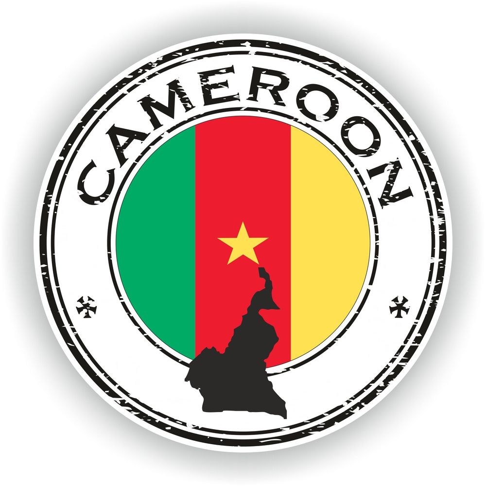 Cameroon Seal Round Flag