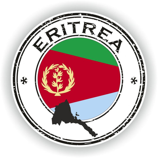 Eritrea Seal Round Flag