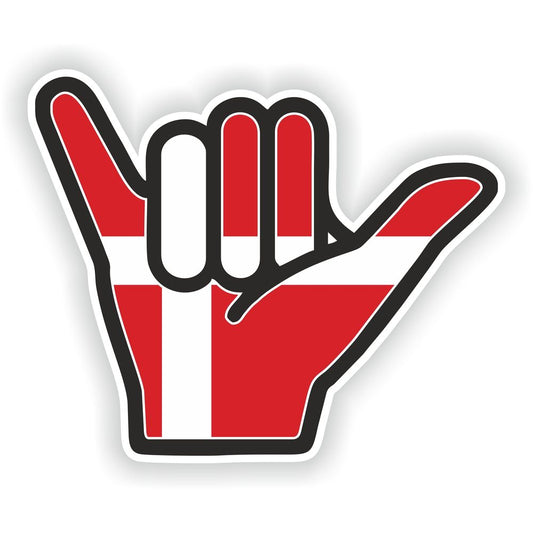 Denmark Shaka Hand Hang Loose