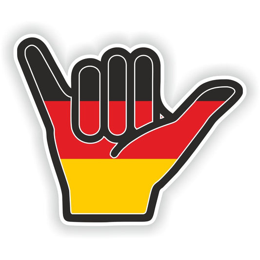 Germany Shaka Hand Hang Loose