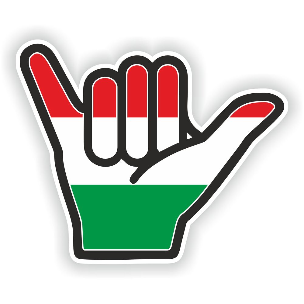 Hungary Shaka Hand Hang Loose