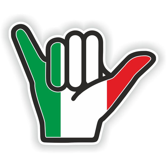 Italy Shaka Hand Hang Loose