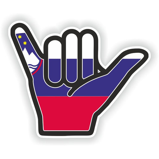 Slovenia Shaka Hand Hang Loose