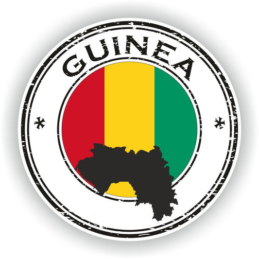 Guinea Seal Round Flag