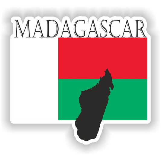 Madagascar Flag Mf