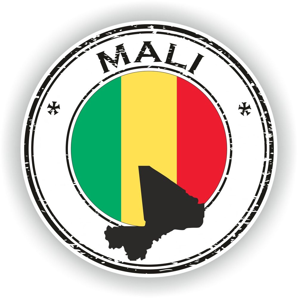 Mali Seal Round Flag