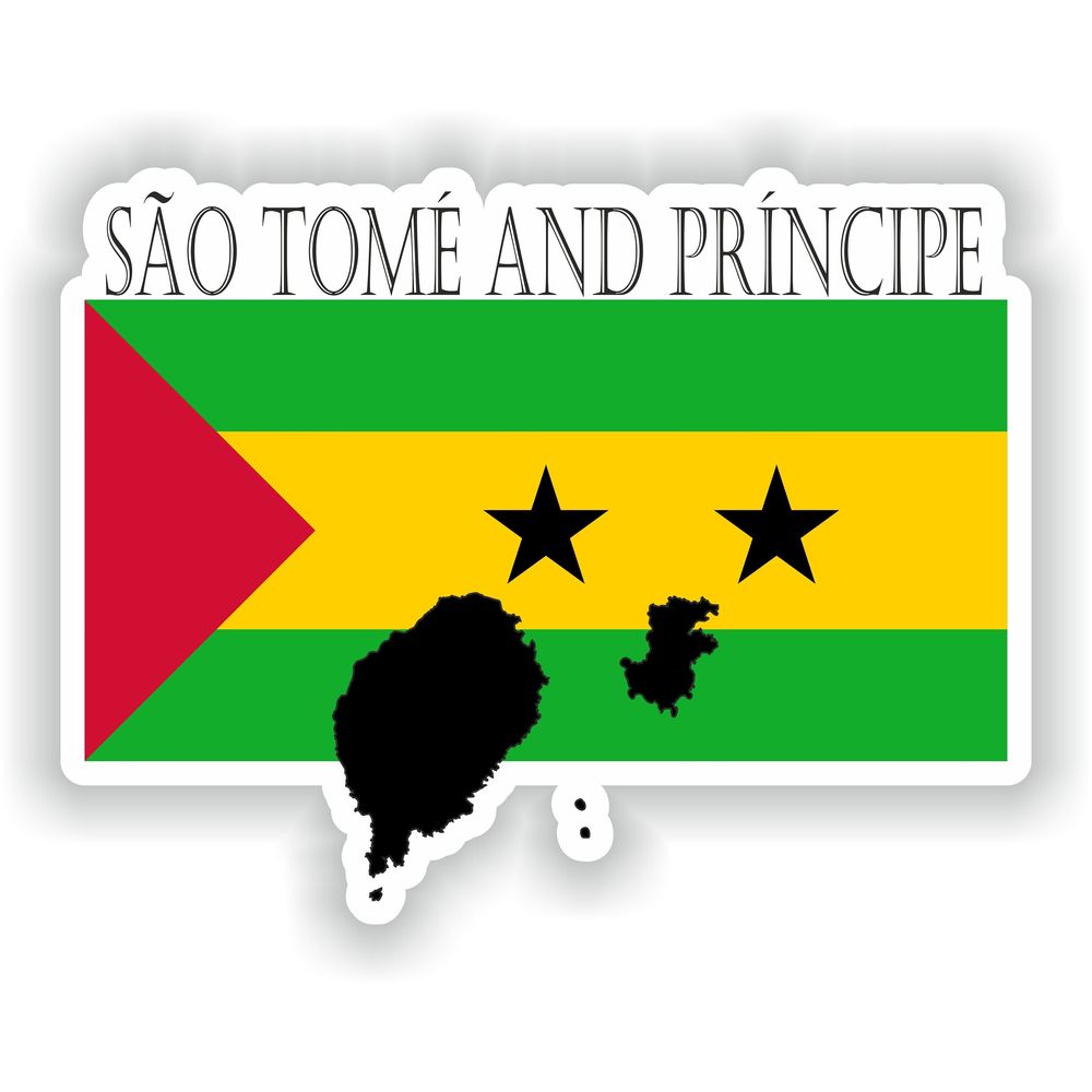 Sao Tome And Principe Flag Mf