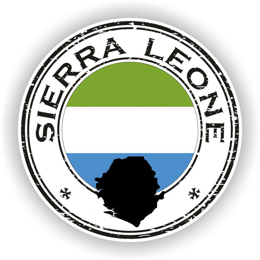Sierra Leone Seal Round Flag