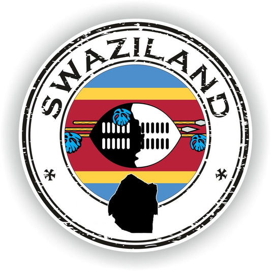 Swaziland Seal Round Flag