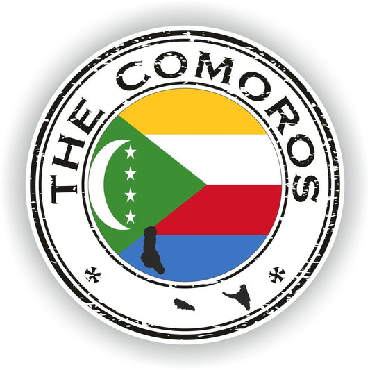 The Comoros Seal Round Flag