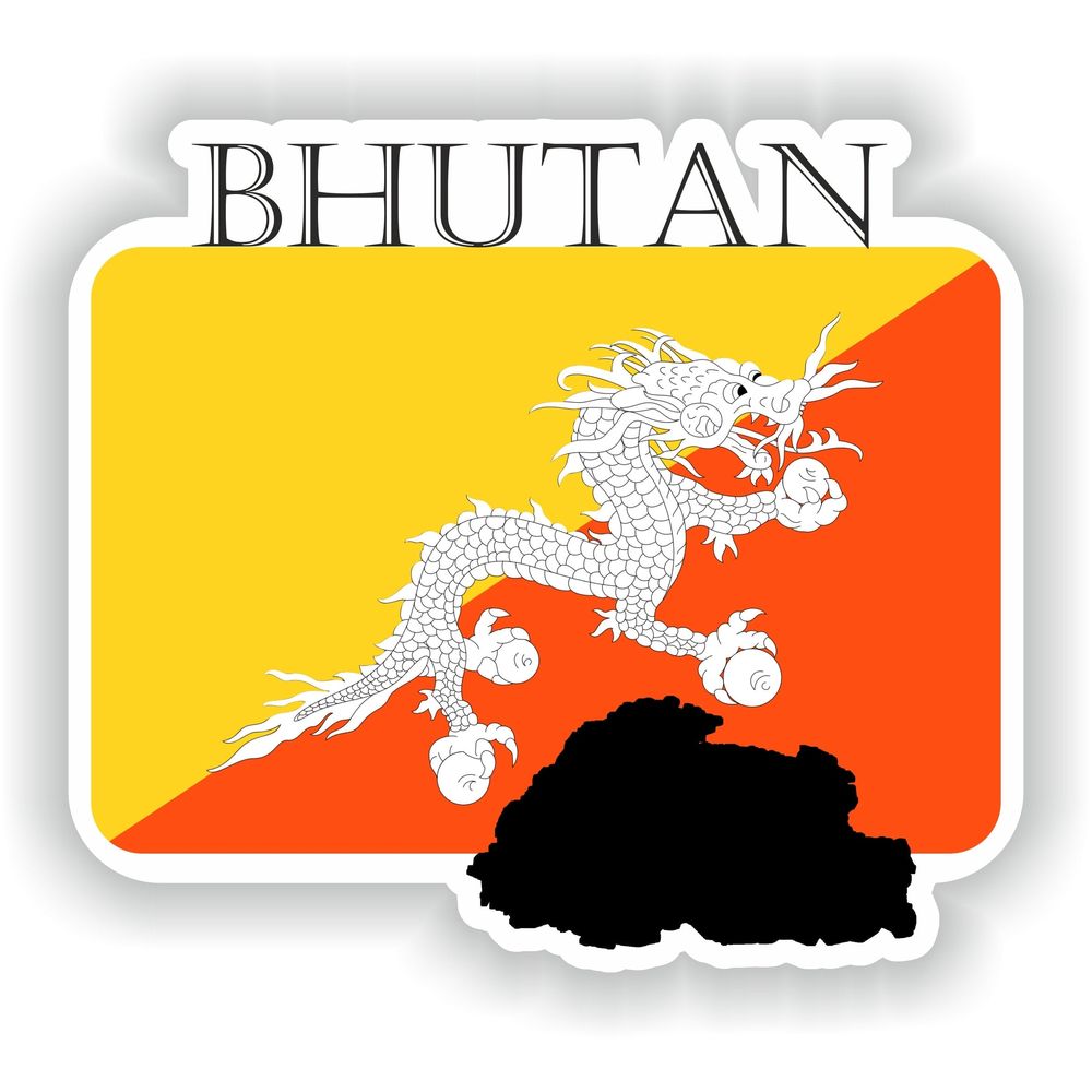 Bhutan Flag Mf