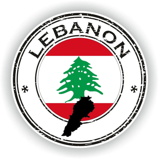 Lebanon Seal Round Flag