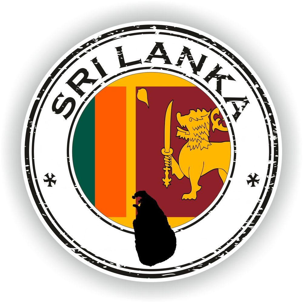 Sri Lanka Seal Round Flag