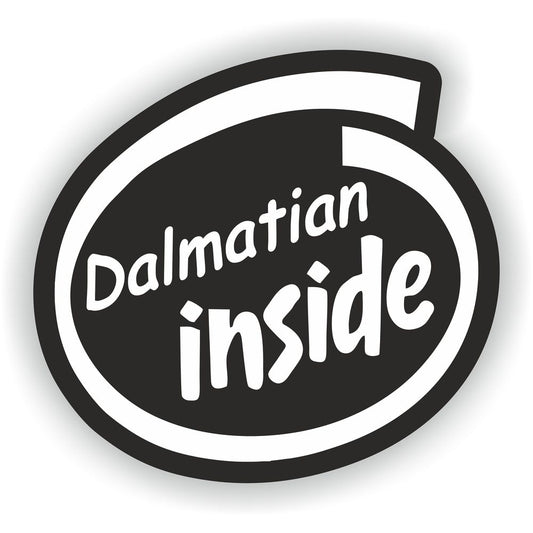 Dalmatian Inside Dog