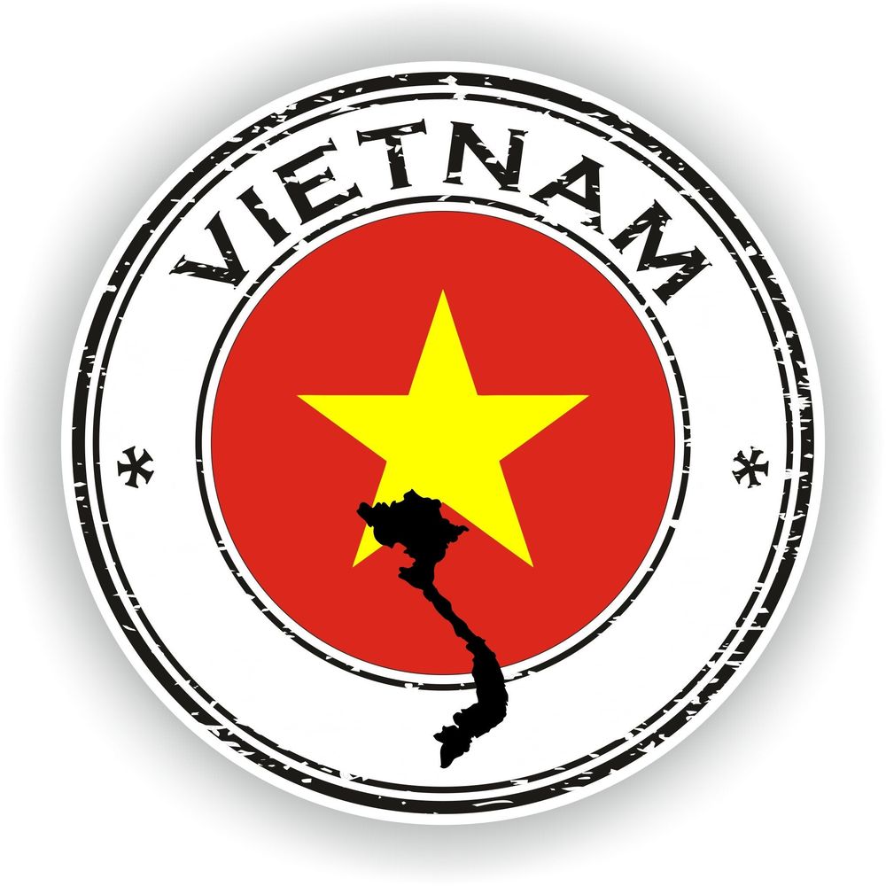 Vietnam Seal Round Flag