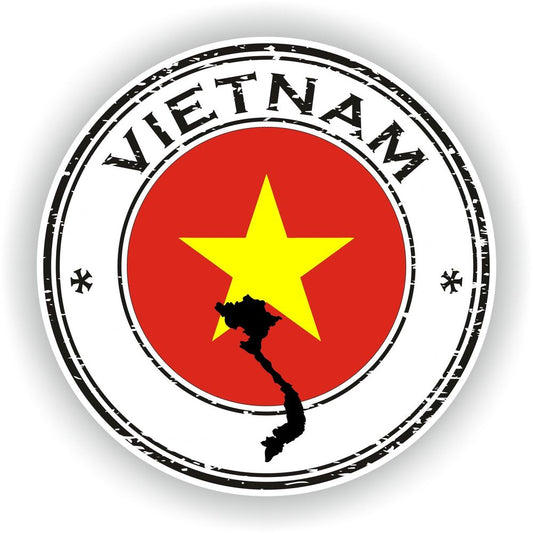 Vietnam Seal Round Flag