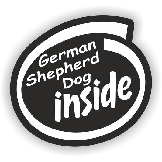 German Shepherd Inside Dog