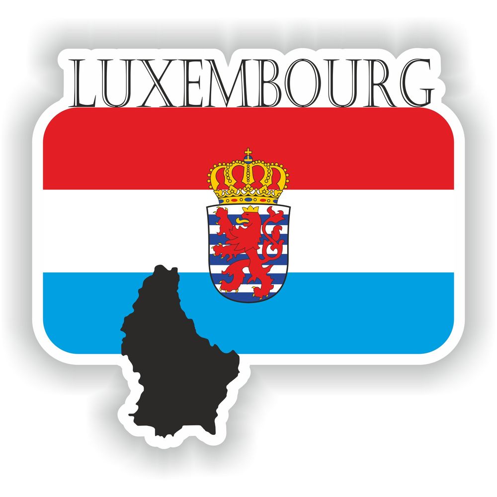 Luxembourg Flag Mf