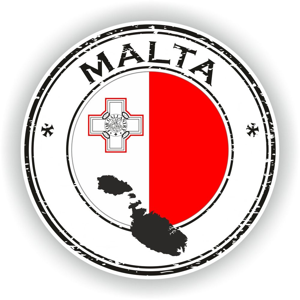 Malta Seal Round Flag