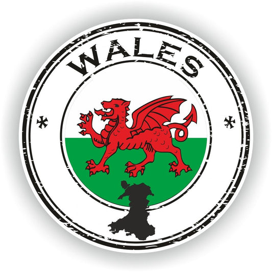 Wales Seal Round Flag