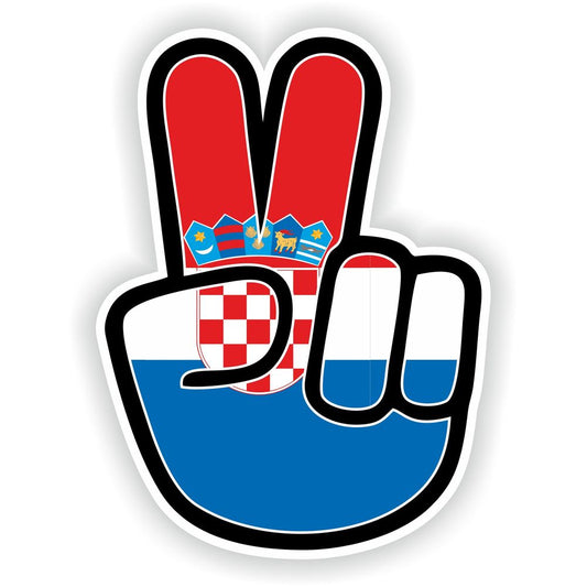 Croatia Hand Peace Victory Hippy