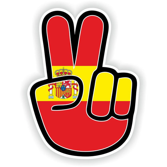 Spain Hand Peace Victory Hippy