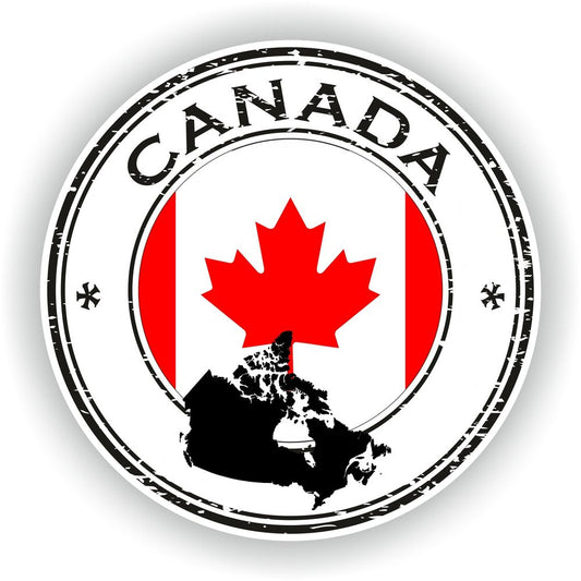 Canada Seal Round Flag
