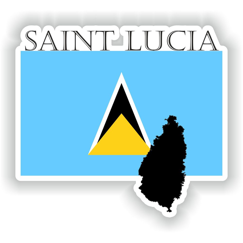 Saint Lucia Flag Mf