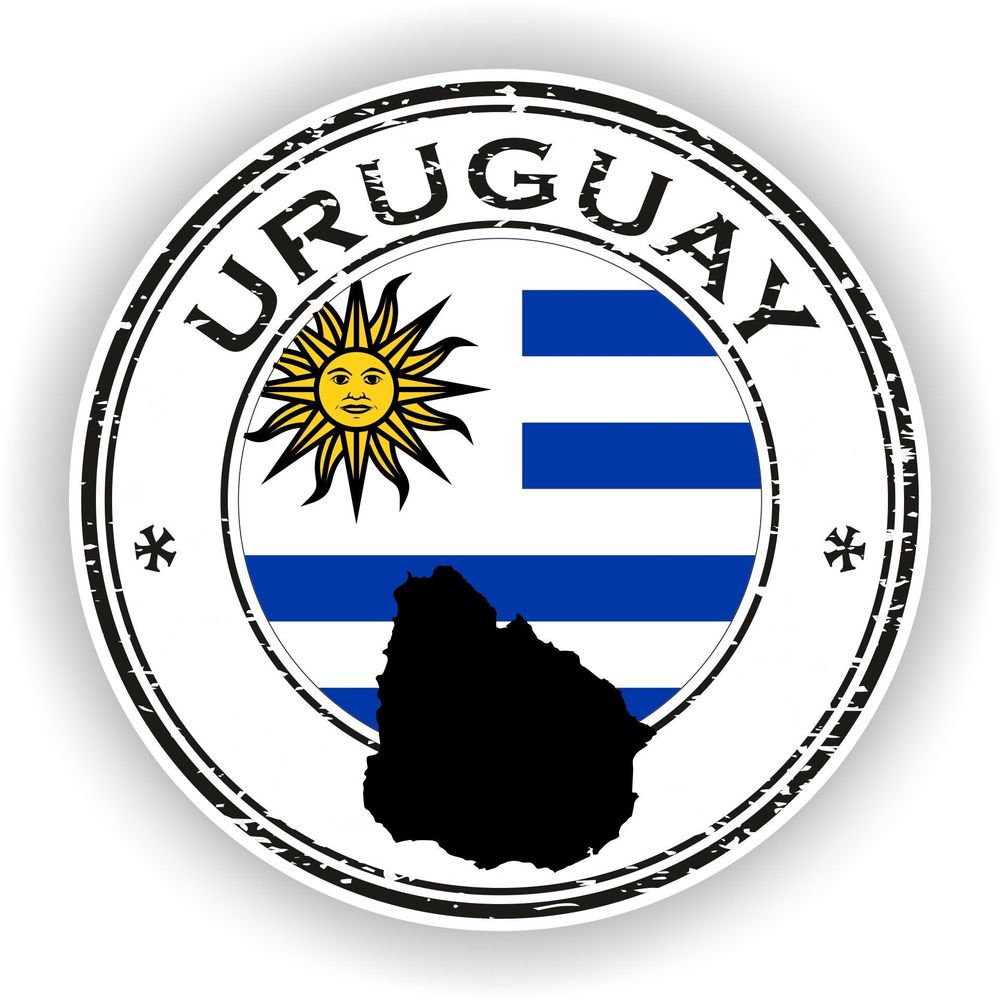 Uruguay Seal Round Flag
