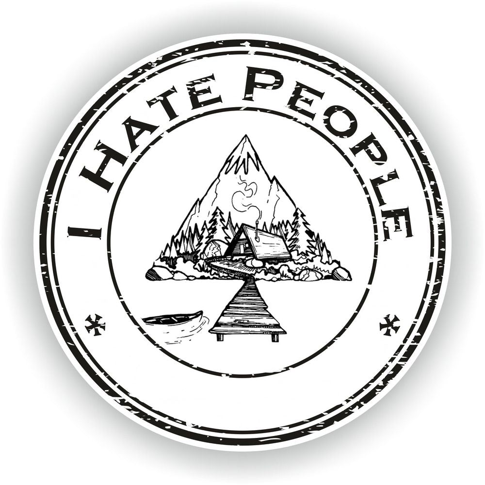 I Hate People Seal Round #01