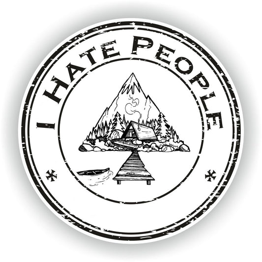 I Hate People Seal Round #01