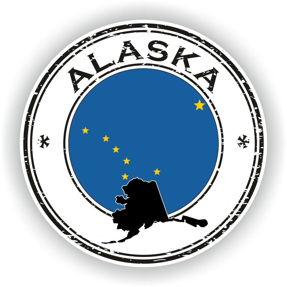Alaska Seal Round Flag