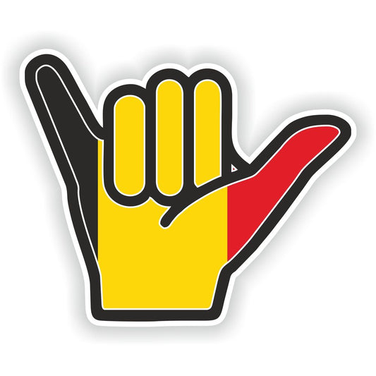 Belgium Shaka Hand Hang Loose
