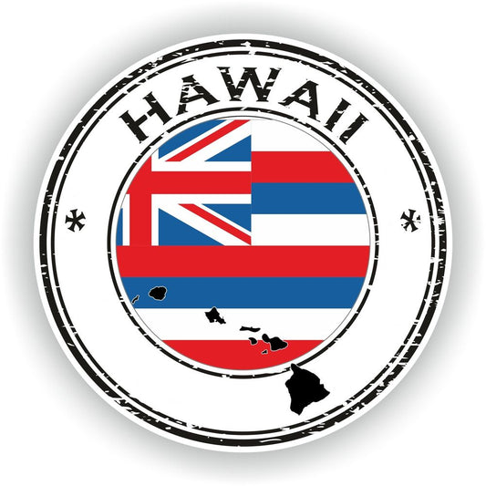 Hawaii Seal Round Flag
