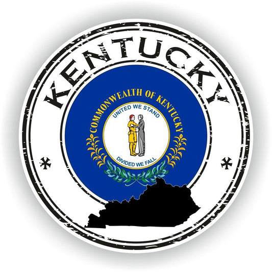 Kentucky Seal Round Flag