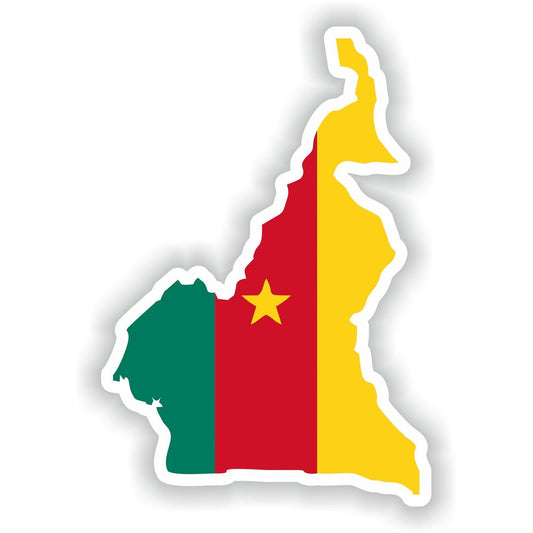 Cameroon Map Flag