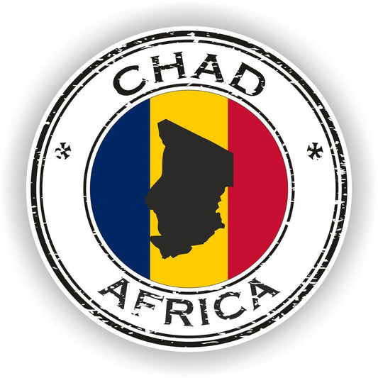 Chad Seal Round Flag