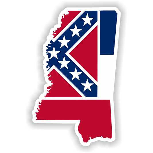 Mississippi Map Flag