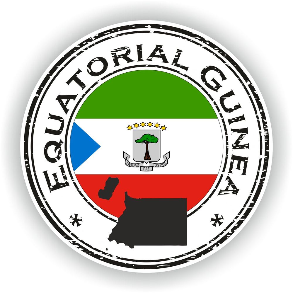 Equatorial Guinea Seal Round Flag