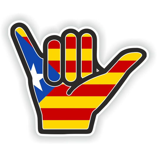 Catalonia Shaka Hand Hang Loose