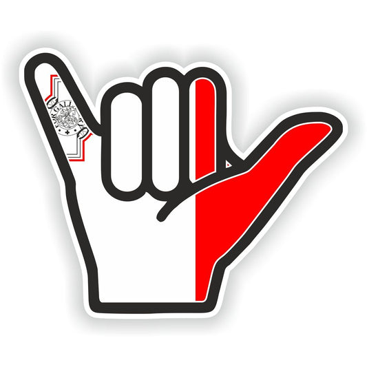 Malta Shaka Hand Hang Loose