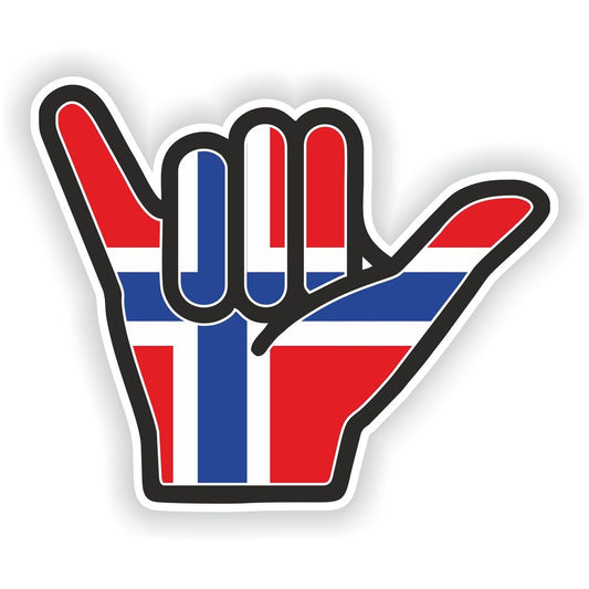 Norway Shaka Hand Hang Loose